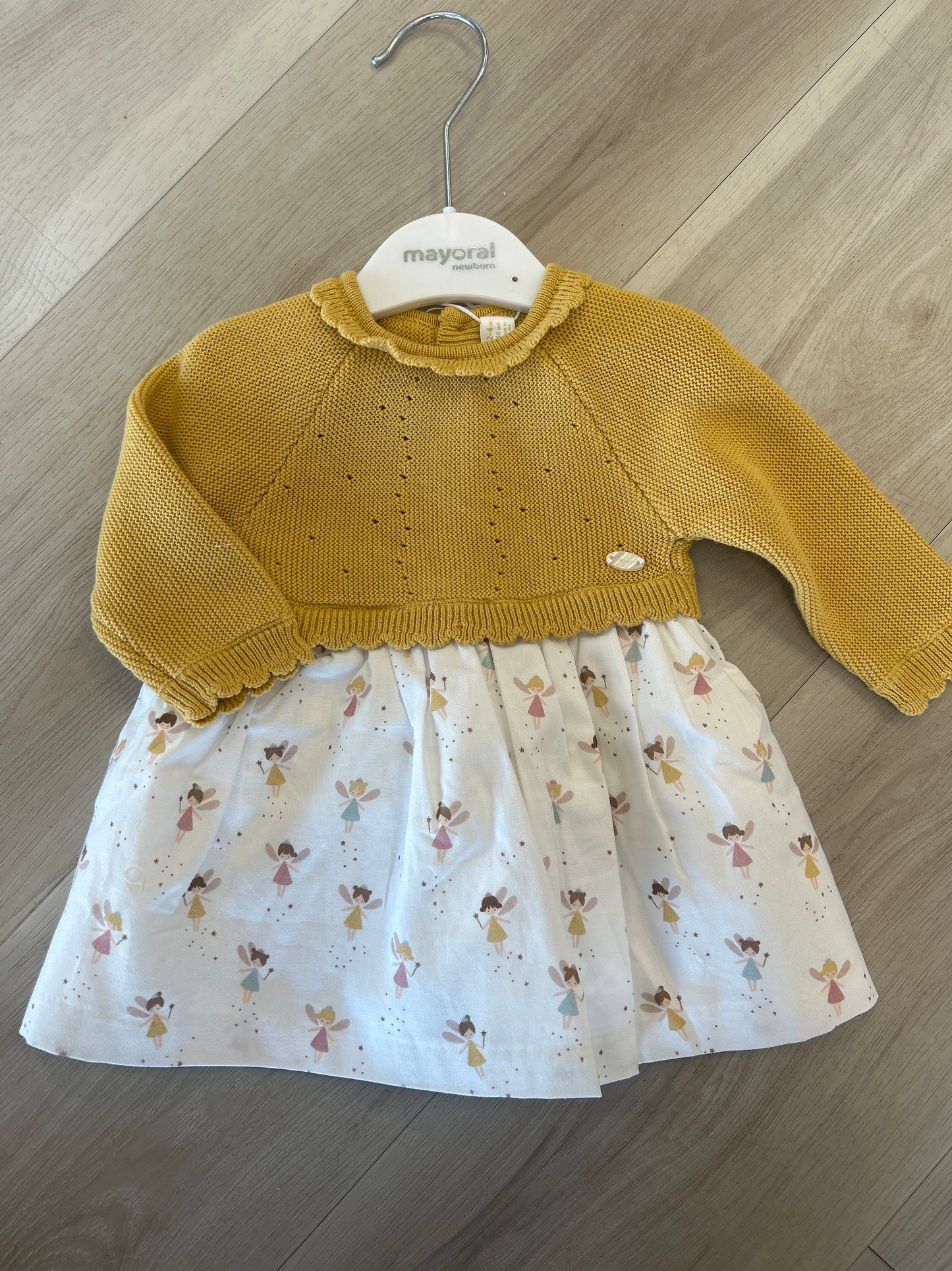 Mayoral - Infant Knit Dress Manzanilla