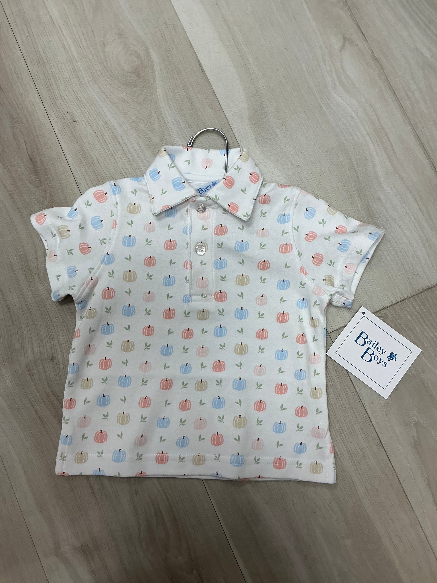 Bailey Boys - Pumpkin Print Polo