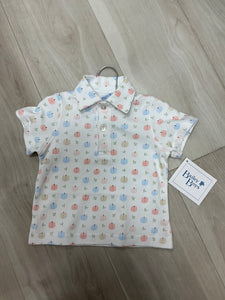 Bailey Boys - Pumpkin Print Polo
