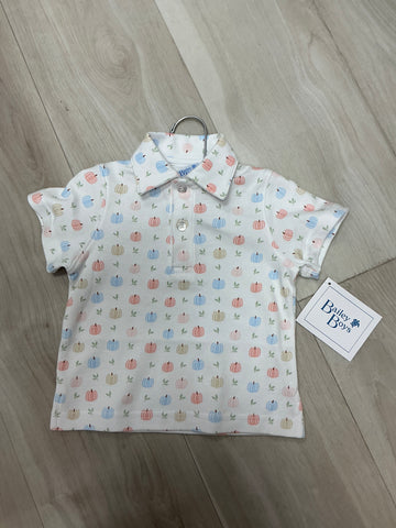 Bailey Boys - Pumpkin Print Polo