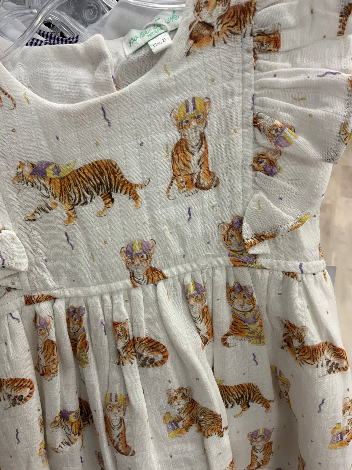 Nola Tawk - LSU Muslin Dress