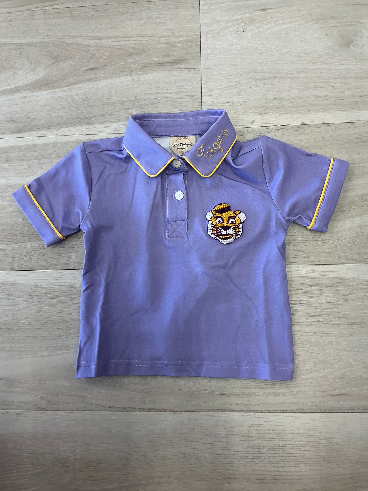 MCC + SMSC - Football fav Solids Tiger Polo