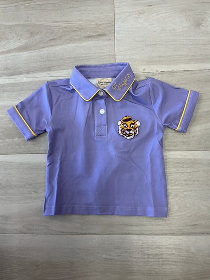 MCC + SMSC - Football fav Solids Tiger Polo