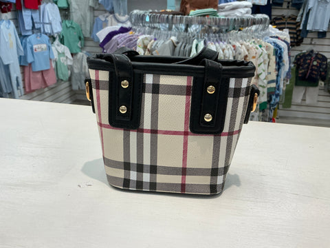 Black Bucket Burburry  Purse