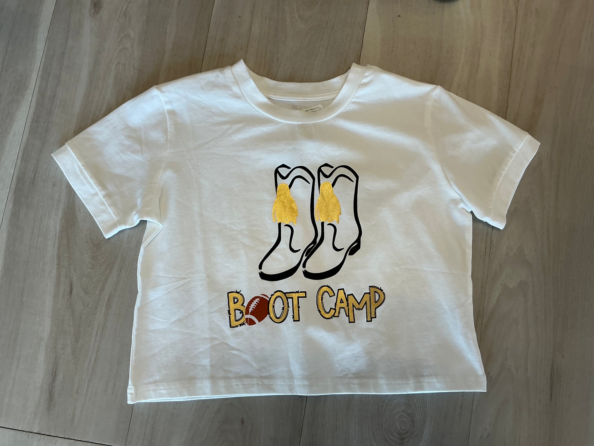 Evie's Backyard - Boot Camp Short Sleeve Crop Top