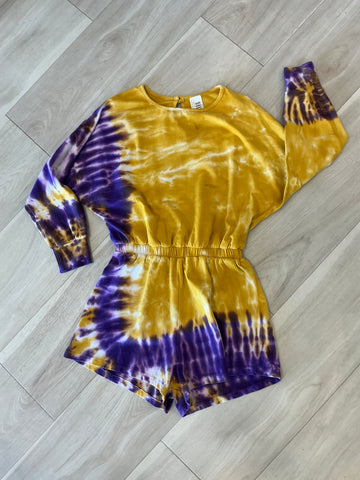 ERGE - Tie Dye Gold Romper