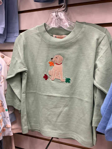 Acvisa - Boys L/S Lab W/ Leaves T-shirt