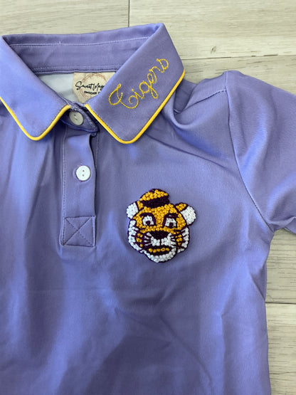 MCC + SMSC - Football fav Solids Tiger Polo