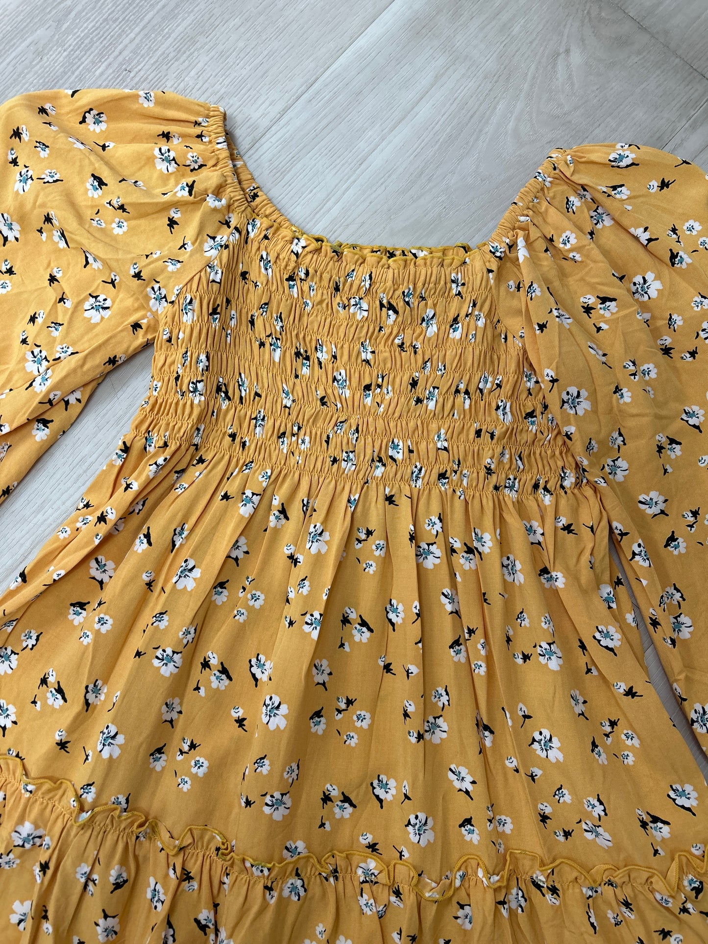 Joyous and Free - Lacey Dress Gold French Daisy