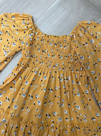 Joyous and Free - Lacey Dress Gold French Daisy