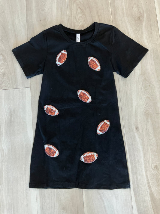 M.L. Kids - Gameday short sleeve dress ( black )