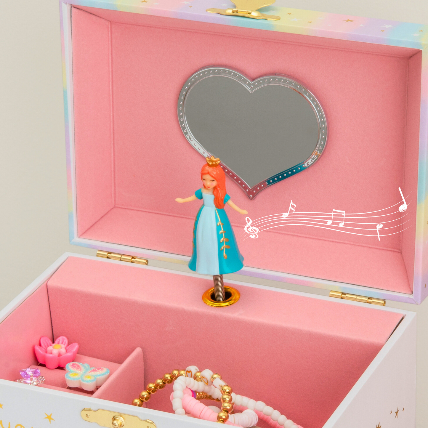 Giggle & Honey - Perfect Princess Musical Jewelry Box 2 - Drawer