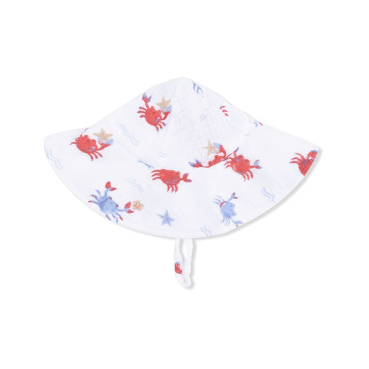 Angel Dear - Crayon Crabs - Wide Brim Sun Hat