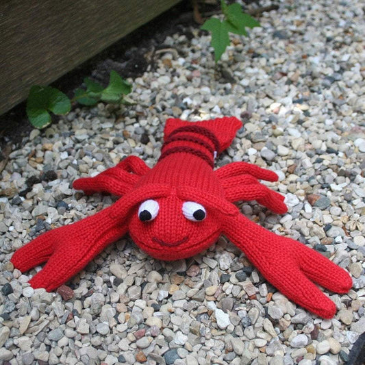 Zubels - Larry The Lobster Knit Rattle
