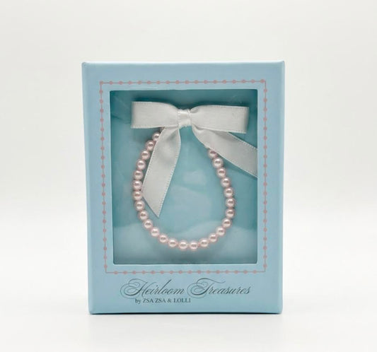 Zsa Zsa & Lolli - Pink Pearl Bracelet