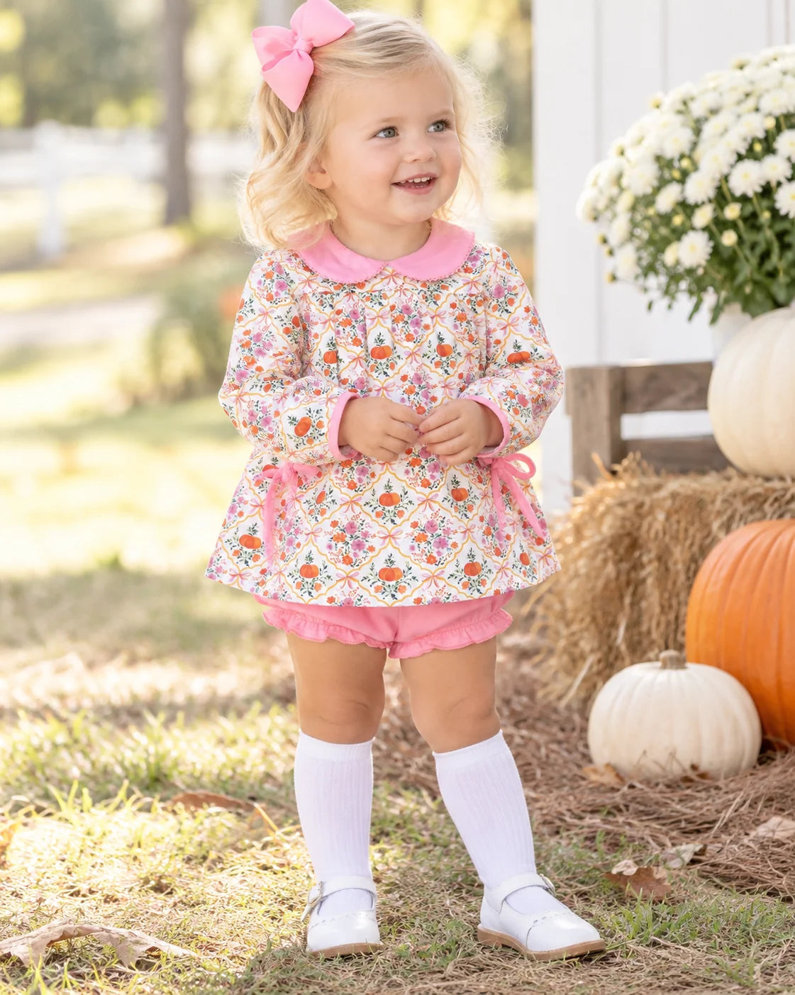 The Oaks - Mary Charlotte Pretty Pumpkin Bloomer Set