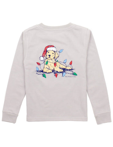 Properly Tied Long Sleeve  Ice Grey - Santa Paws