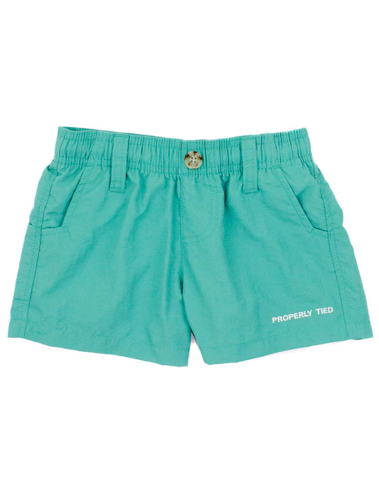 Properly Tied - Boys Mallard Soft Green Short