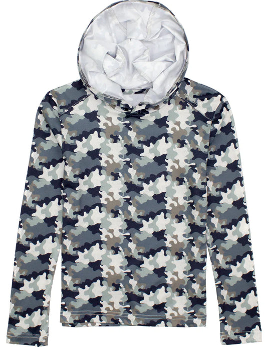 Properly Tied - Boys Ravine Hoodie Delta Backwater Camo