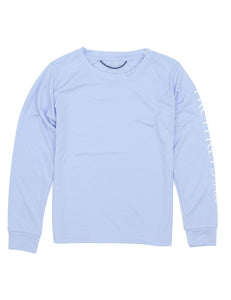 Properly Tied - Boys Tidal Light Blue Rash Guard