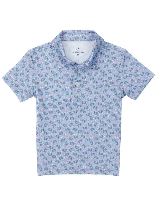 Properly Tied - Boys Inlet Polo Crab Shore