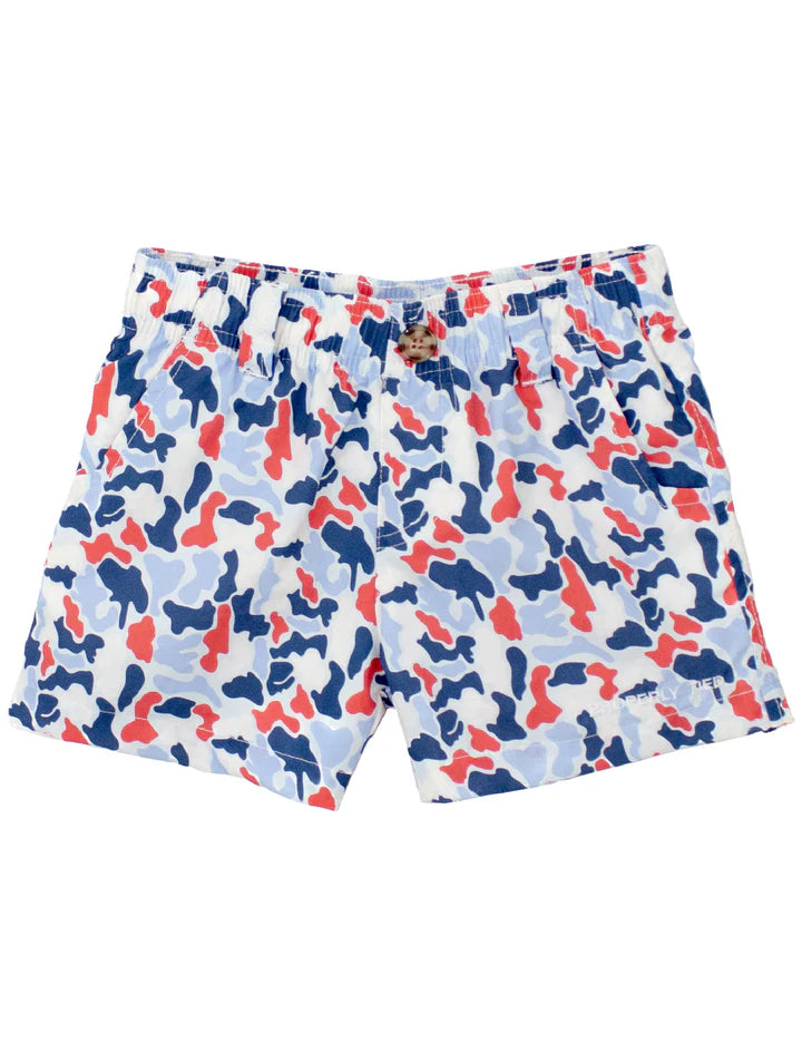 Properly Tied - Americana Camo Mallard Boy Short