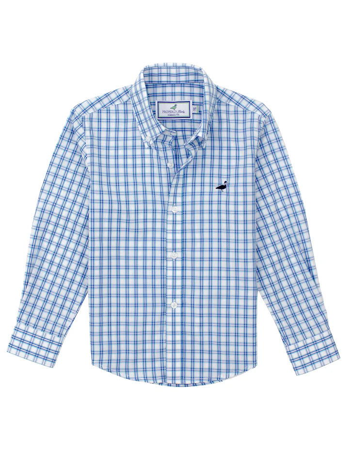 Properly Tied - Boys Seasonal Sportshirt Sailfish