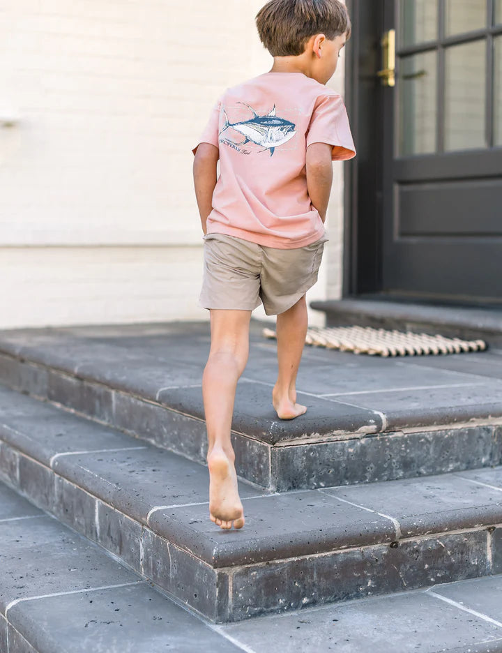 Properly Tied - Tuna Short Sleeve Tee Peach