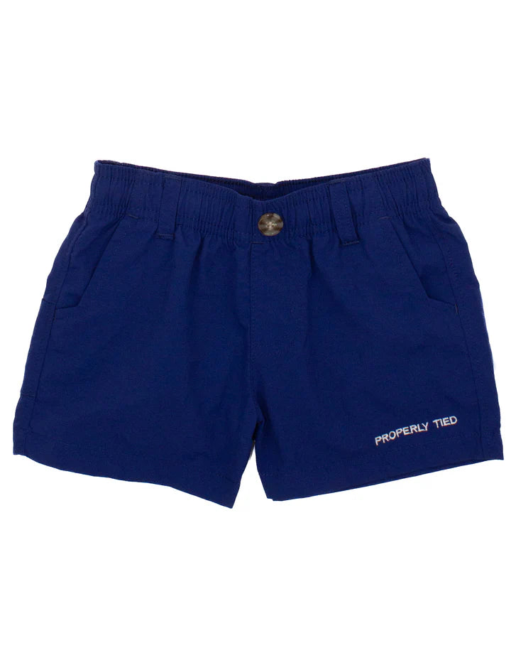Properly Tied - Boys Mallard Navy Shorts