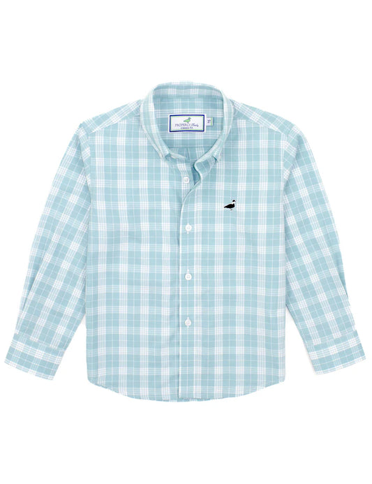 Properly Tied - Boys Seasonal Sportshirt Spanish Moss