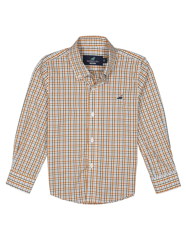 Properly Tied - Maize Boys Seasonal Sportshirt