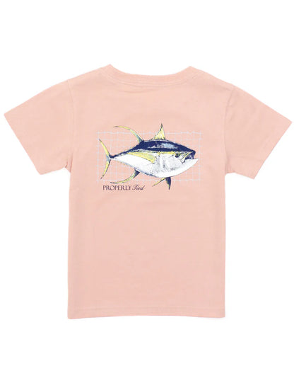 Properly Tied - Tuna Short Sleeve Tee Peach