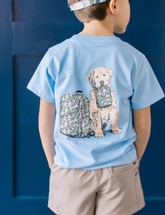 Properly Tied - Boys Study Buddy SS Light Blue