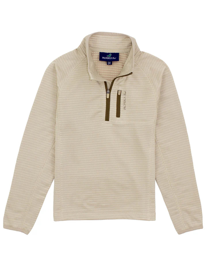 Properly Tied - Boys Fairhope Pullover Khaki