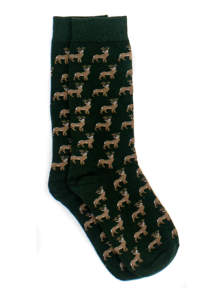 Properly Tied - Boys Lucky Duck Sock - Whitetail