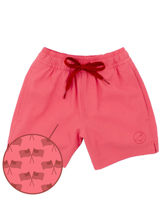 Properly Tied - Boys Splash Swim Freedom Flag
