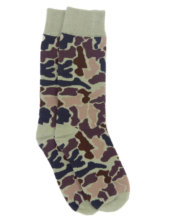 Properly Tied - Boys Lucky Duck Sock - Vintage Camo
