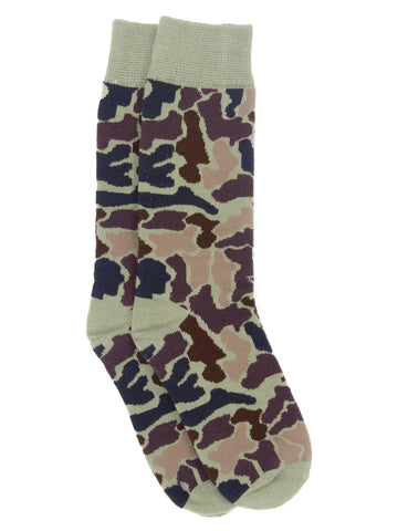 Properly Tied - Boys Lucky Duck Sock - Vintage Camo