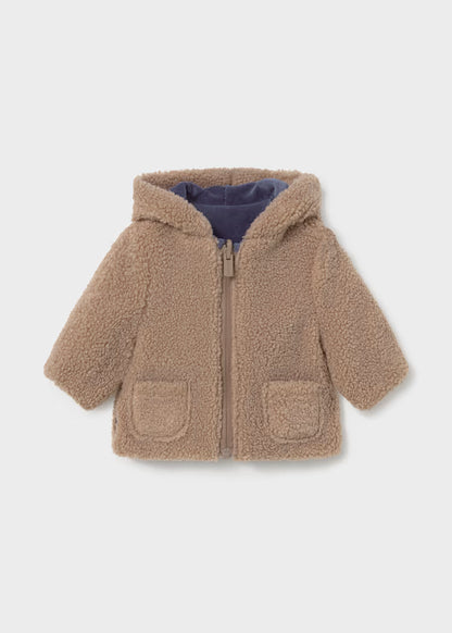 Mayoral - Boy's  Indigo Reversible Fur Coat