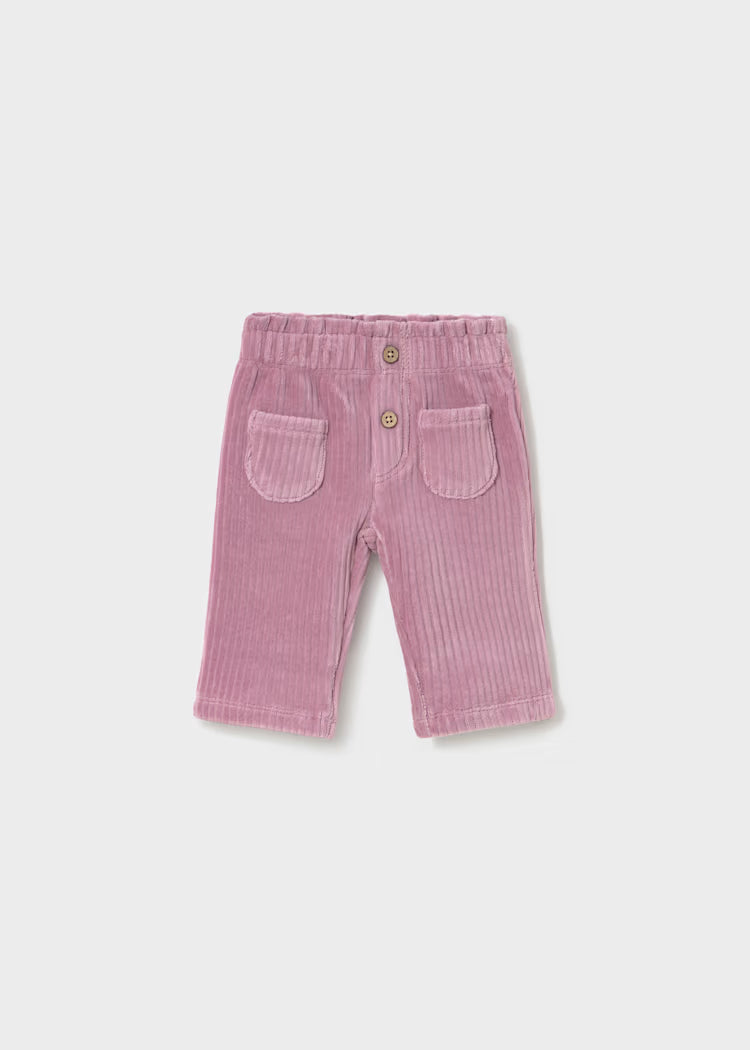 Mayoral - Girl's Purple Corduroy Pants
