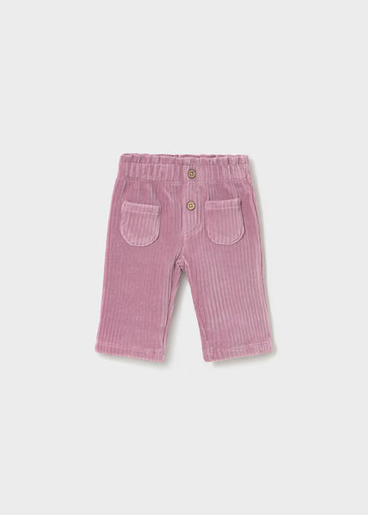 Mayoral - Girl's Purple Corduroy Pants
