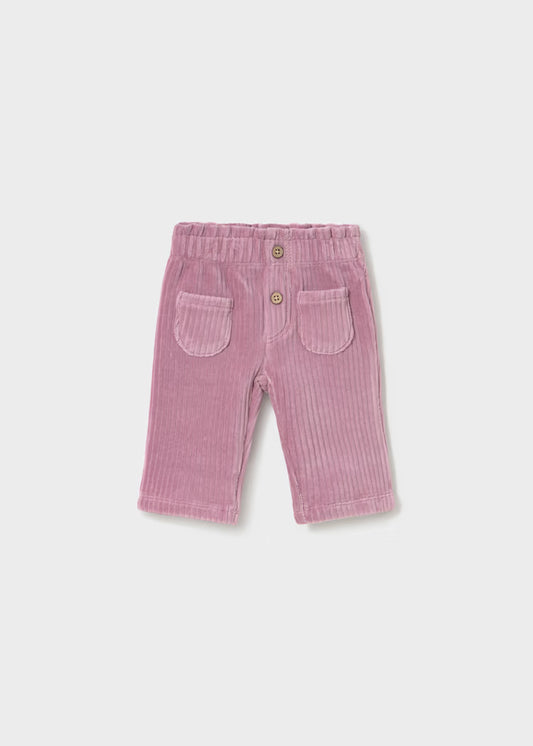 Mayoral - Girl's Purple Corduroy Pants