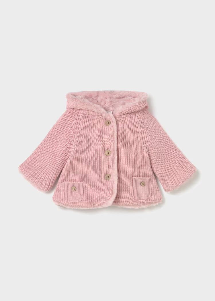 Mayoral - Rose Girl Pom-Pom Cardigan