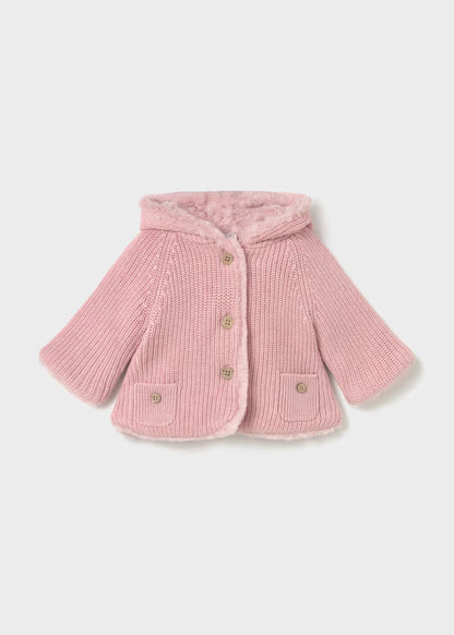Mayoral - Rose Girl Pom-Pom Cardigan