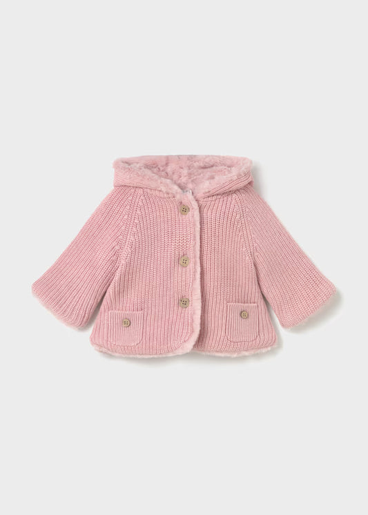 Mayoral - Rose Girl Pom-Pom Cardigan