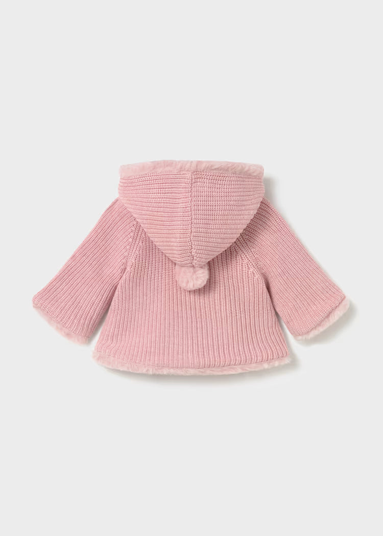 Mayoral - Rose Girl Pom-Pom Cardigan