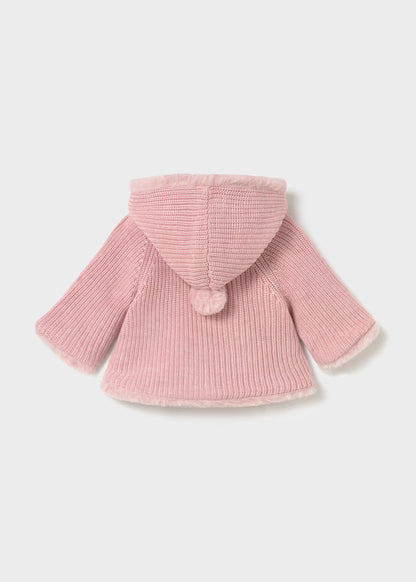 Mayoral - Rose Girl Pom-Pom Cardigan