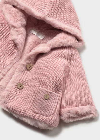 Mayoral - Rose Girl Pom-Pom Cardigan
