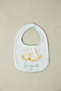 Nola Tawk - My First Beignet Organic Cotton Bib