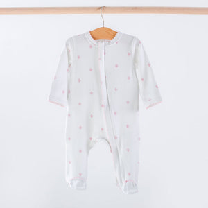 Nola Tawk - Baby Basics - Pink Fleur De Lis Zip-Up